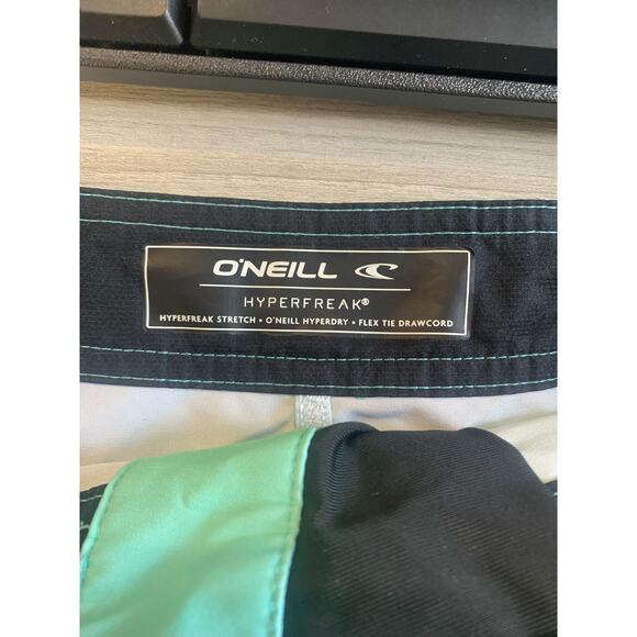 O'Neill Men's Hyperfreak Heat Fade 16" Boardshorts Stretch Flex Tie Drawcord 30 - Picture 6 of 8